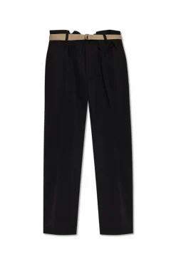 Maison Margiela BLACK Trousers with belt