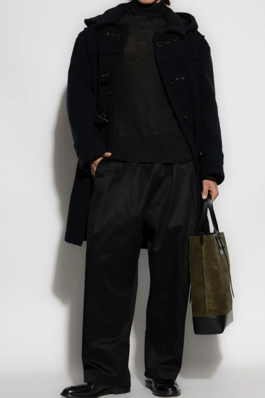 Maison Margiela BLACK Wide-leg pants