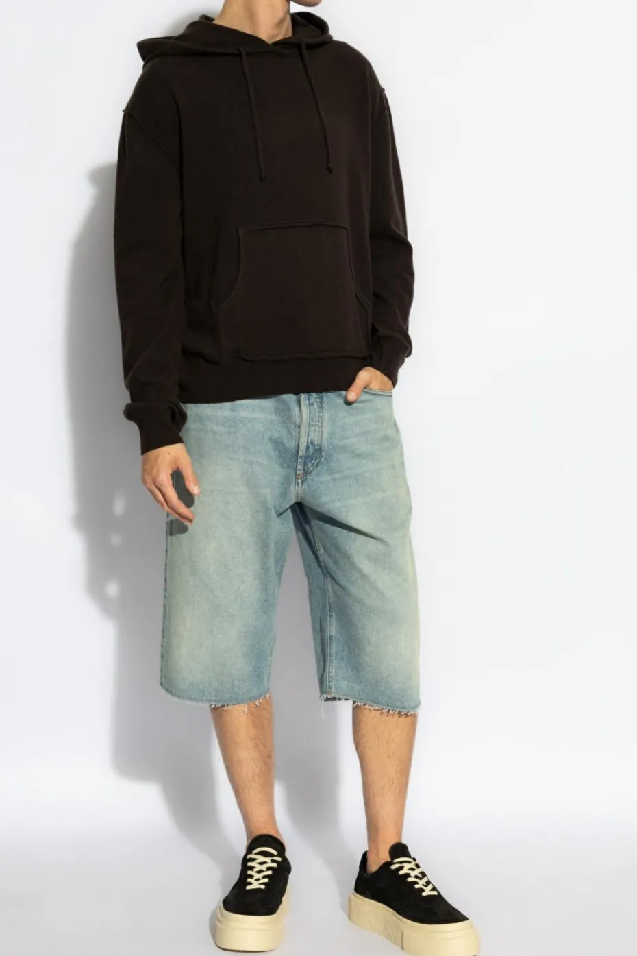 Maison Margiela BROWN Hooded sweater