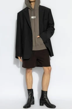 Maison Margiela BROWN Shorts with pockets