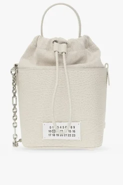 Maison Margiela cream ‘5AC Small’ shoulder bag