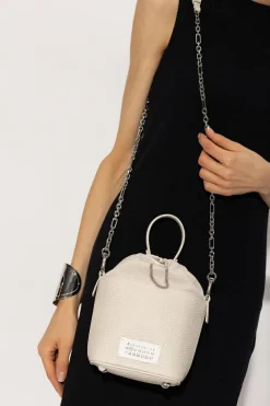 Maison Margiela cream ‘5AC Small’ shoulder bag