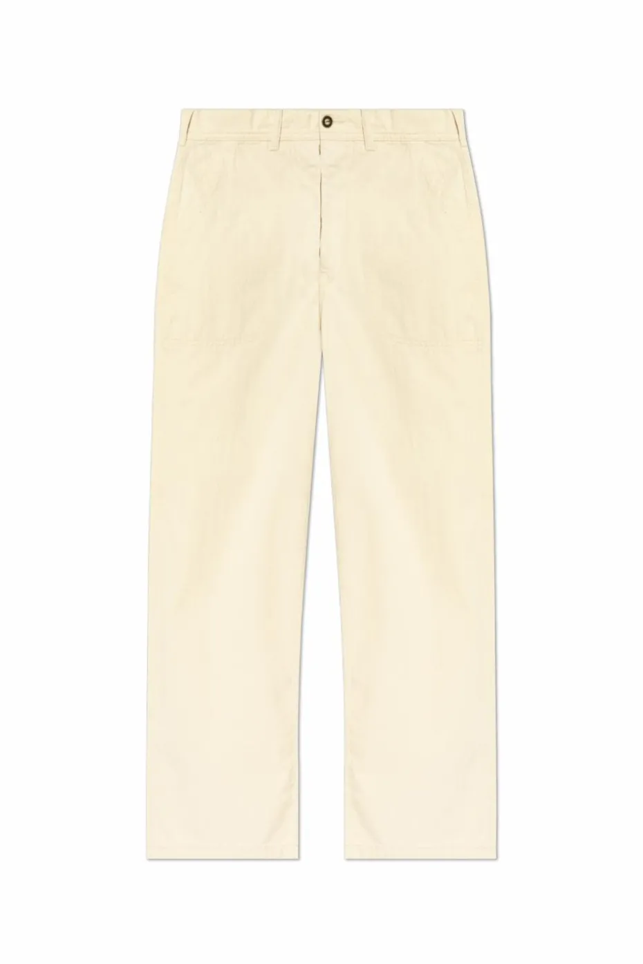 Maison Margiela cream High-waisted pants