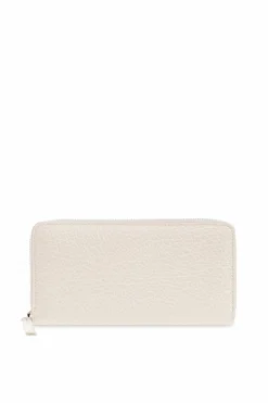 Maison Margiela cream Leather wallet