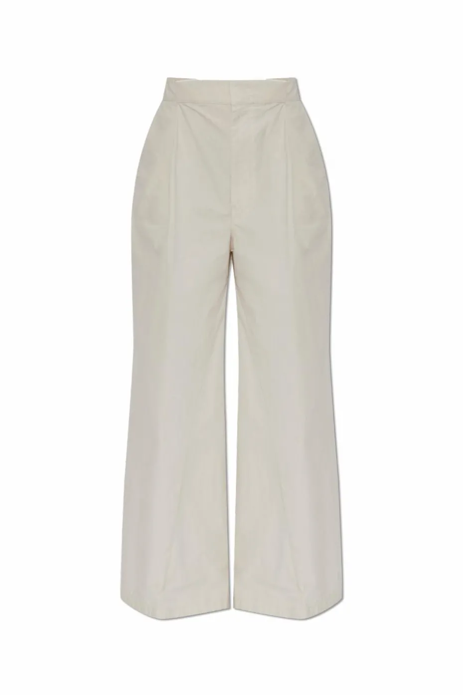 Maison Margiela cream Wide-leg pants