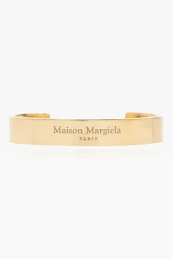 Maison Margiela GOLD Silver bracelet with logo
