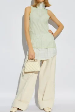 Maison Margiela GREEN Sleeveless top