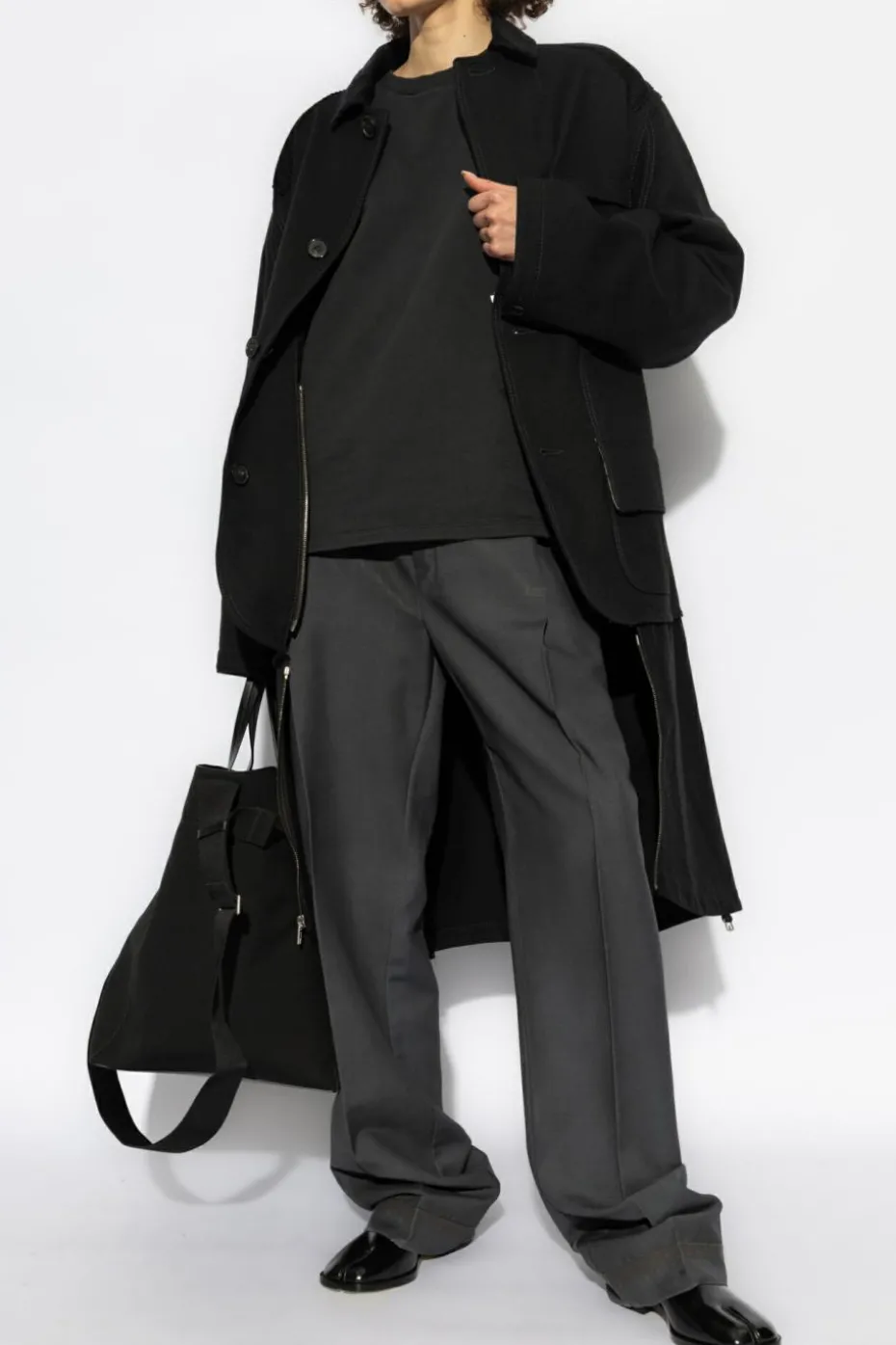 Maison Margiela GREY Creased pants