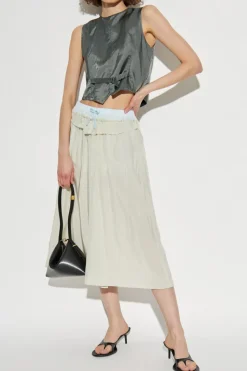 Maison Margiela GREY Skirt made of combined materials