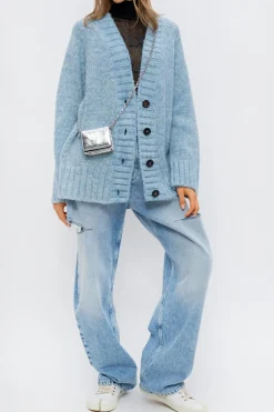 Maison Margiela light blue Jeans with cut-outs