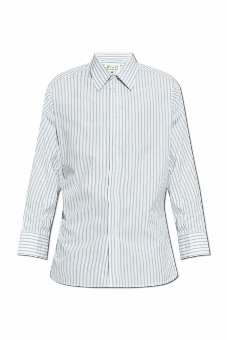 Maison Margiela light blue Shirt with striped pattern