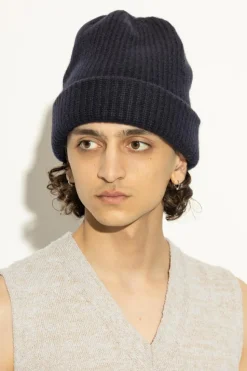 Maison Margiela NAVY BLUE Cashmere hat
