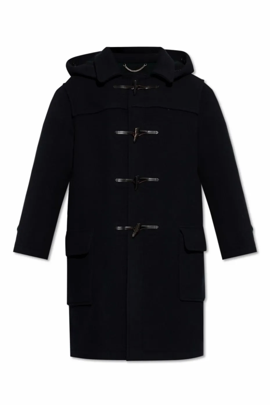 Maison Margiela NAVY BLUE Double-sided wool coat