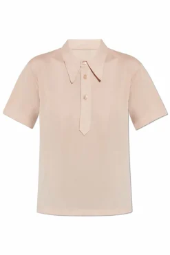 Maison Margiela PINK Short-sleeved polo