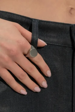 Maison Margiela SILVER Silver signet ring