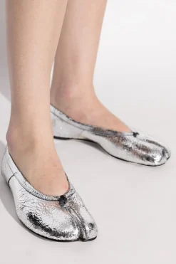 Maison Margiela SILVER Tabi toe ballet flats