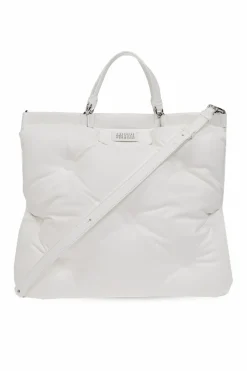 Maison Margiela WHITE ‘Glam Slam Shopper Large’ shopper bag