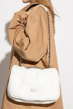 Maison Margiela WHITE ‘Glam Slam Medium’ shoulder bag
