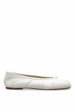 Maison Margiela WHITE tabi cut-out ballerinas
