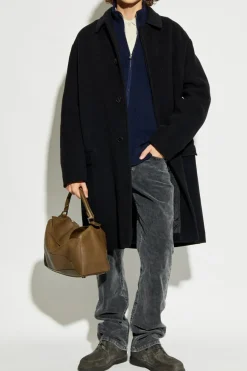 MARANT BLACK Coat `Kirk`