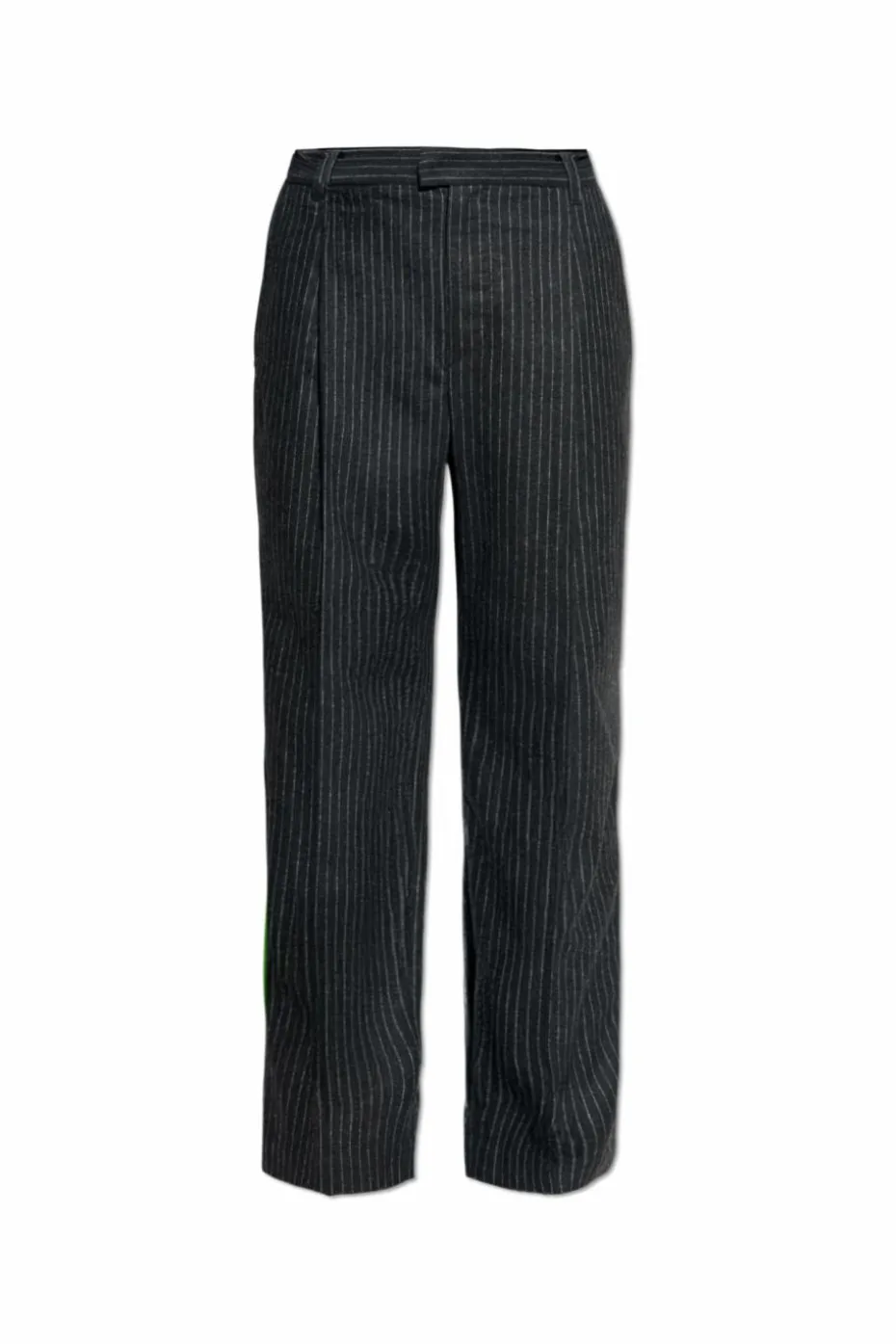 MARANT BLACK Creased trousers