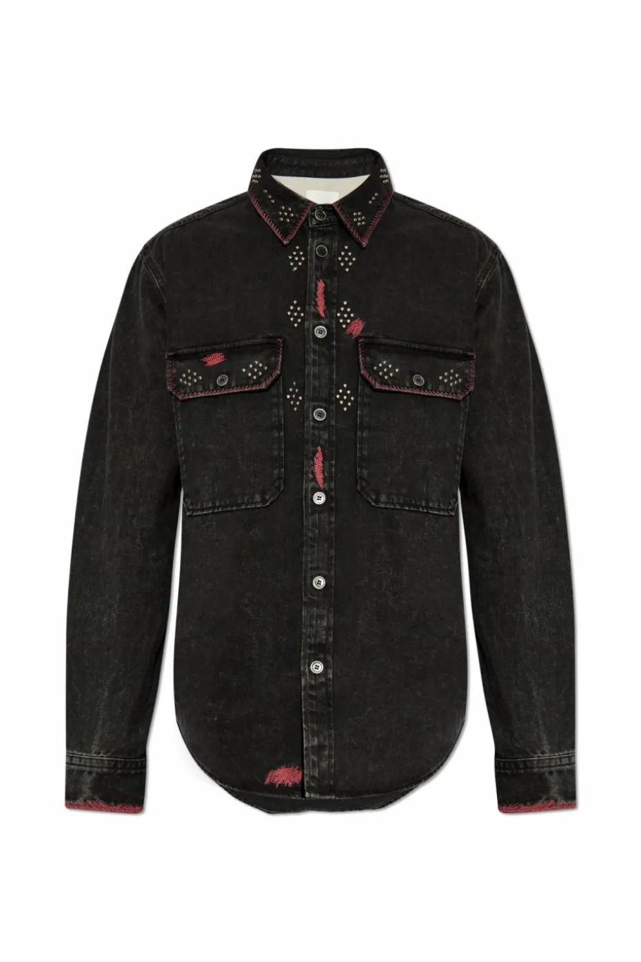 MARANT BLACK Denim jacket Osco