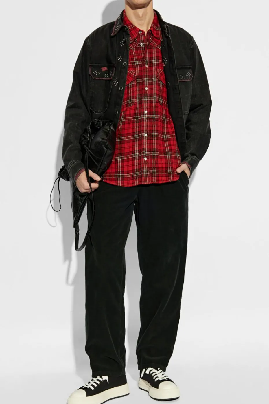 MARANT BLACK Denim jacket Osco