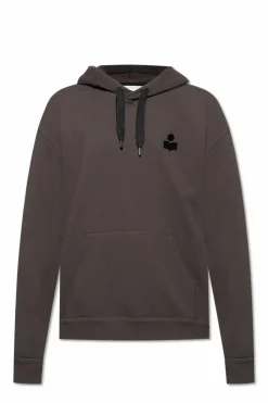 MARANT BLACK ‘Matte’ hoodie