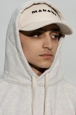 MARANT cream ‘Tyron’ baseball cap