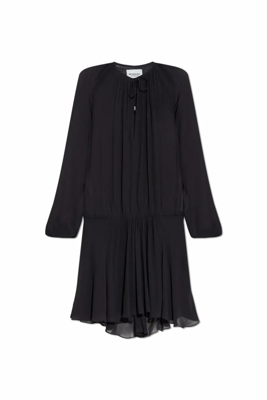 Marant Etoile BLACK Transparent dress "Bess"