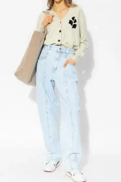 Marant Etoile cream ‘Karin’ cardigan