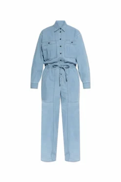 Marant Etoile light blue Denim jumpsuit ‘Valena’