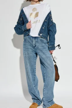 Marant Etoile WHITE T-shirt "Kyanza"