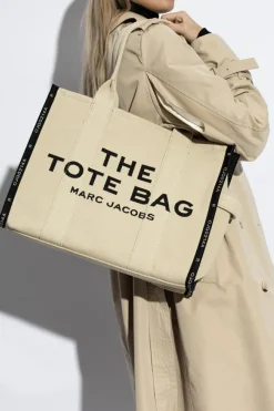 Marc Jacobs beige Shopper bag with logo