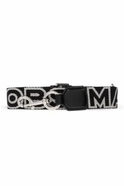 Marc Jacobs BLACK Bag strap with logo