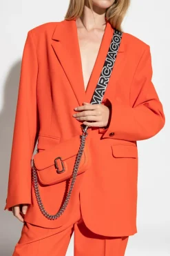 Marc Jacobs BLACK Bag strap with logo