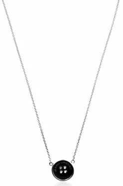 Marc Jacobs BLACK Brass necklace