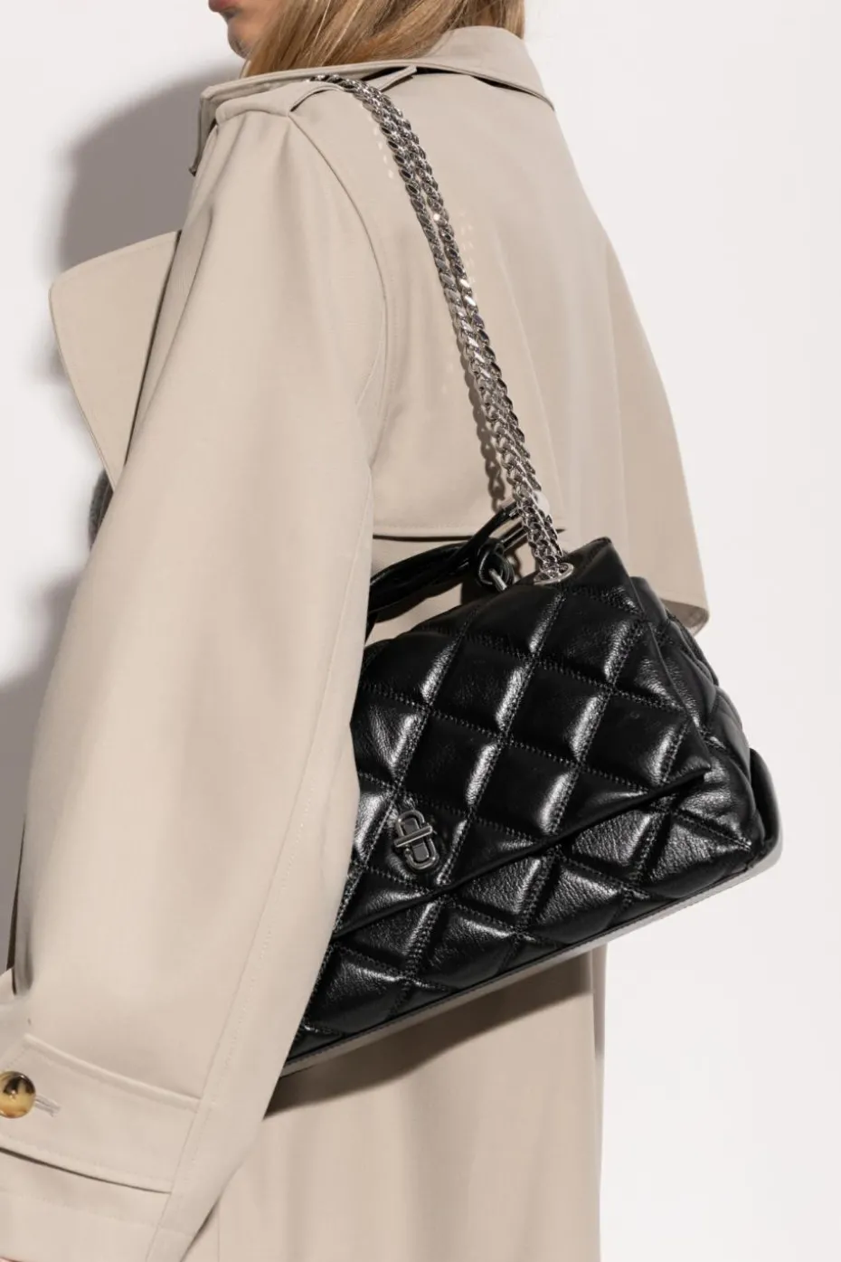 Marc Jacobs BLACK Handbag The Medium Dual