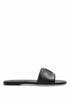 Marc Jacobs BLACK Leather slides