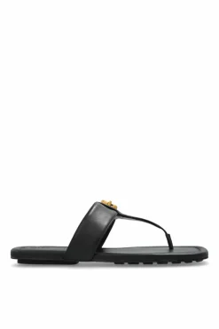 Marc Jacobs BLACK Leather slides