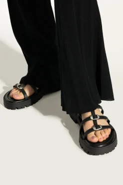 Marc Jacobs BLACK Leather sandals