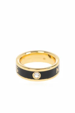 Marc Jacobs BLACK Ring with logo