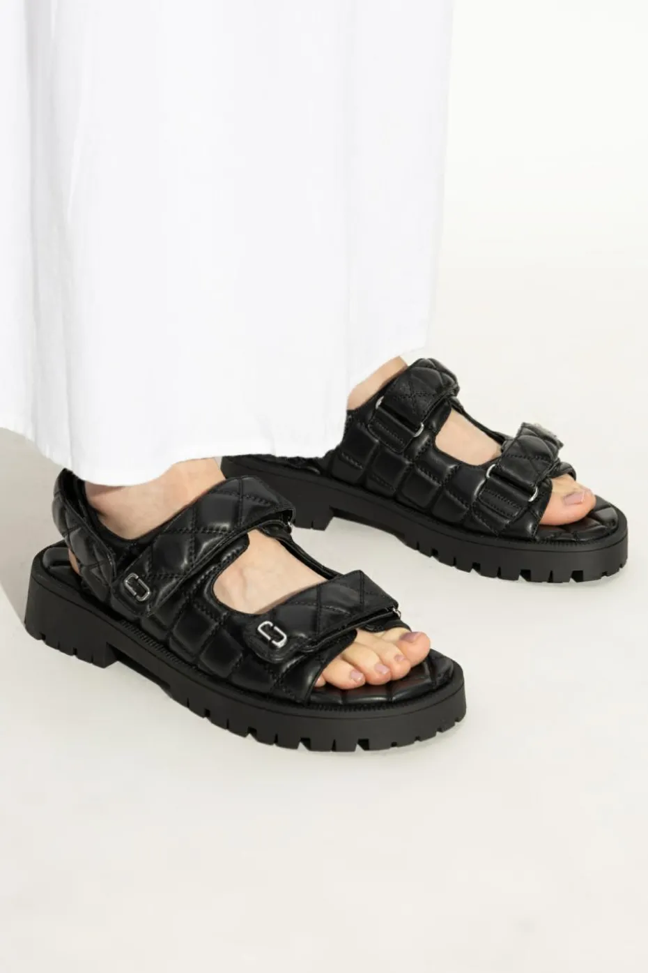 Marc Jacobs BLACK "Sunny" sandals