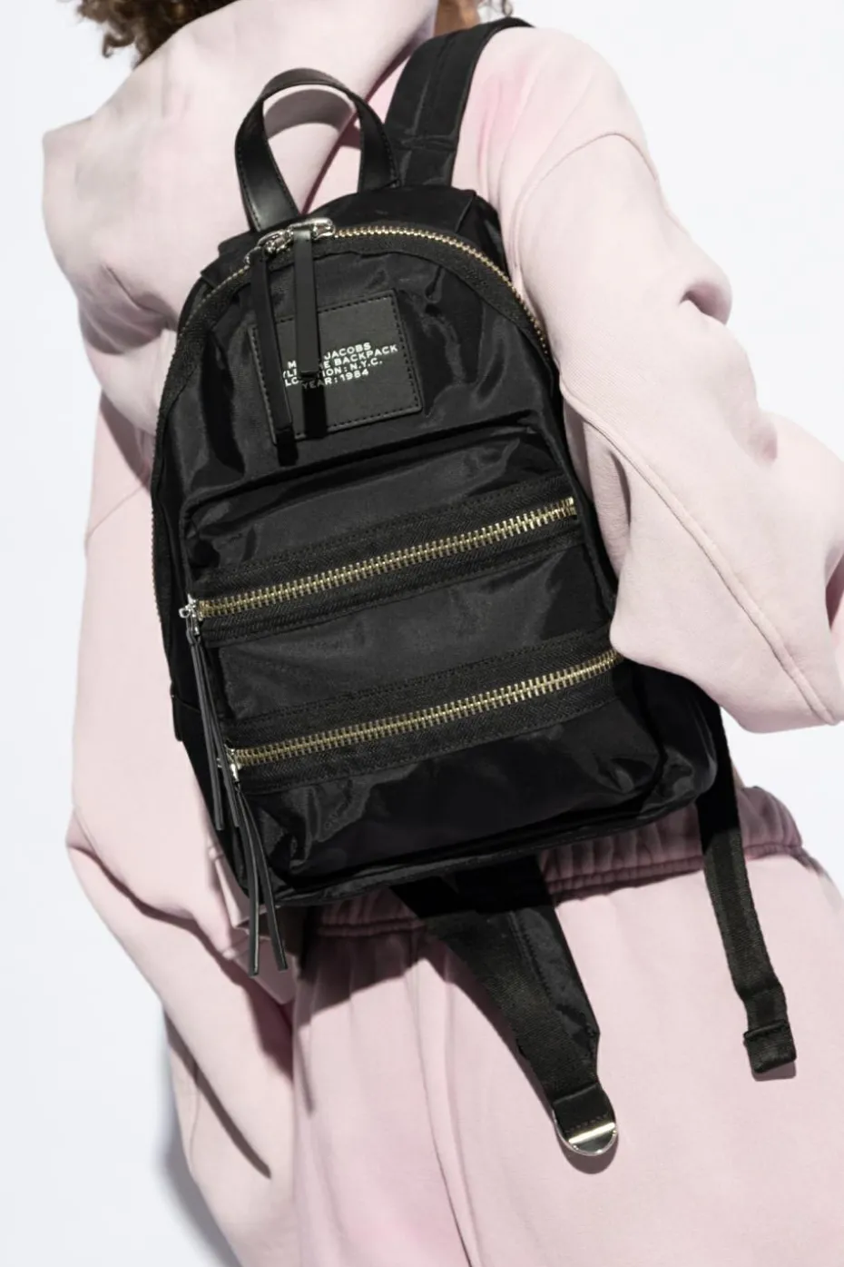 Marc Jacobs BLACK ‘The Biker Medium’ Backpack