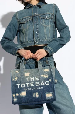 Marc Jacobs BLUE Bag The Tote in shopper style