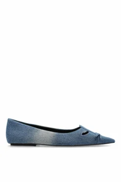 Marc Jacobs BLUE Denim ballet flats Kat