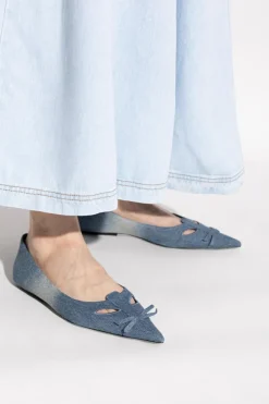 Marc Jacobs BLUE Denim ballet flats Kat
