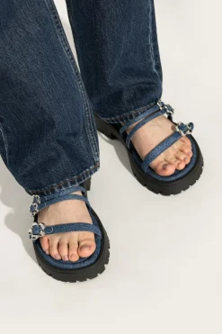 Marc Jacobs BLUE Sandals `Daisy`