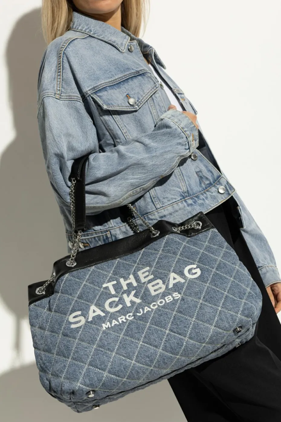 Marc Jacobs BLUE Shoulder bag "The Sack Bag Large"