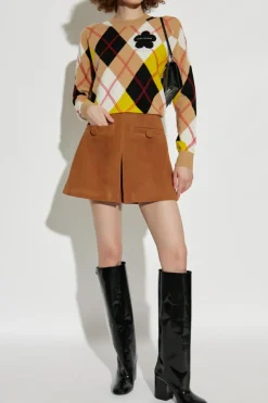 Marc Jacobs BROWN Suede skirt